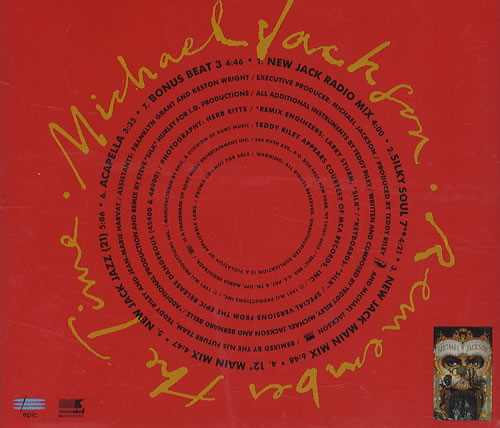 Michael Jackson Remember The Time US Promo CD single (CD5 / 5